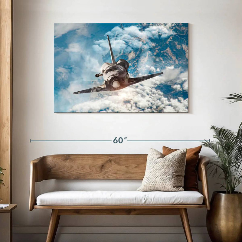 Oberle Spacecraft Ascent, 30" H x 45" W