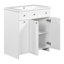 Meuble-lavabo 30 po avec lavabo en céramique-104413966
