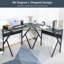 Alisson Modular L-Shaped Steel Computer Desk