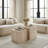 Michiel Anese Loveseat Multigrain Beige