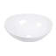 Lavabo vasque ovale moderne en céramique blanche de 16 po x 13 po pour la salle de bain - Teinture, lavabo gracieux au design élégant, touche élégante