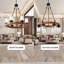 Lustre Rustic Wagon Wheel