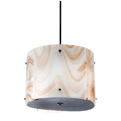 Luminaire suspendu tambour 4 lumières Dalven