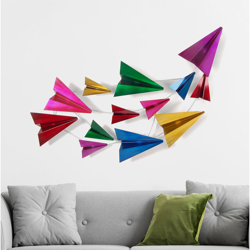 Handmade Transportation Wall Decor on Metal