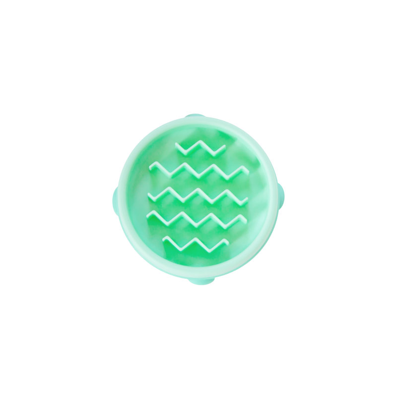 Outward Hound Fun Feeder Slow Bowl, Slow Feeder Dog Bowl, Small, Mint