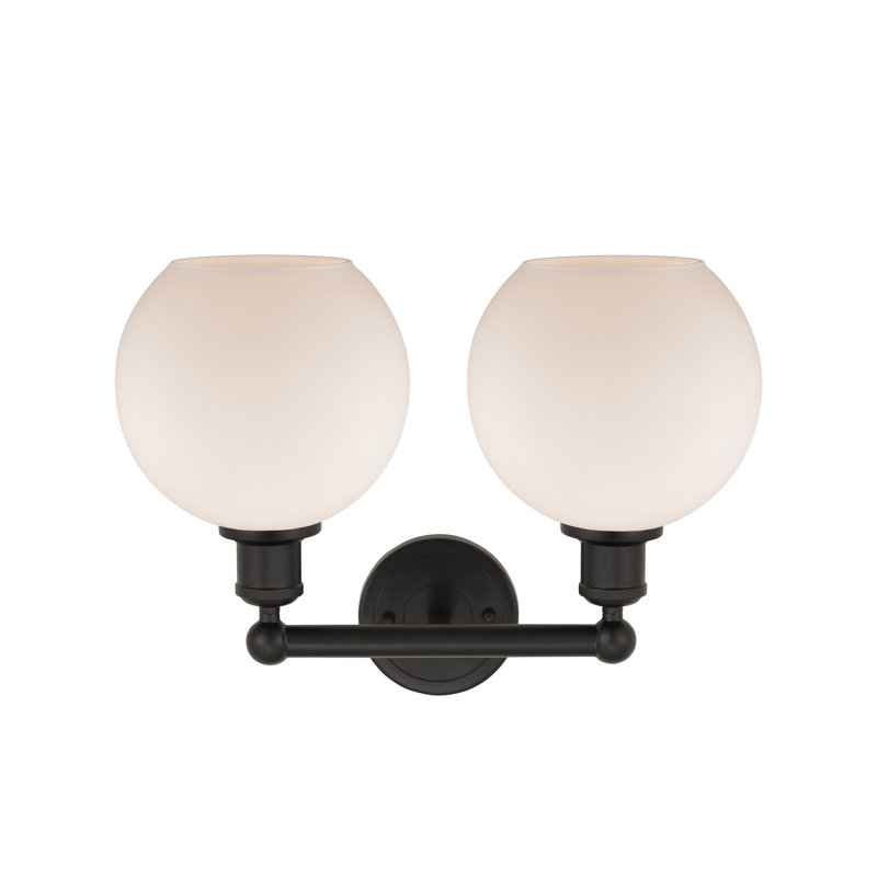 Ellington 2 - Light Dimmable Vanity Light, Matte White, Oil Rubbed Bronze