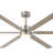 Tolmina Ceiling Fans with Lights, 66" Low Profile Indoor Ceiling Fan with Light and Remote Control, Dimmable, Noiseless, Reversible, Black Ceiling Fan for Bedroom, Indoor Use-1124692267