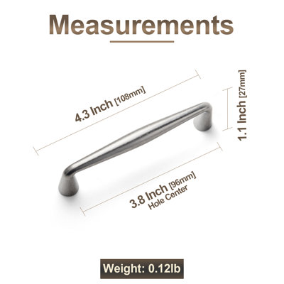 3 3/4" Center Bar Pull Multipack