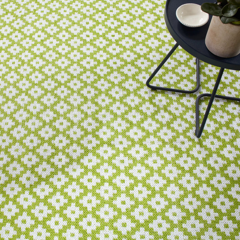 Samode Sprout Handwoven Indoor/Outdoor Rug, Runner 2'6" x 8'