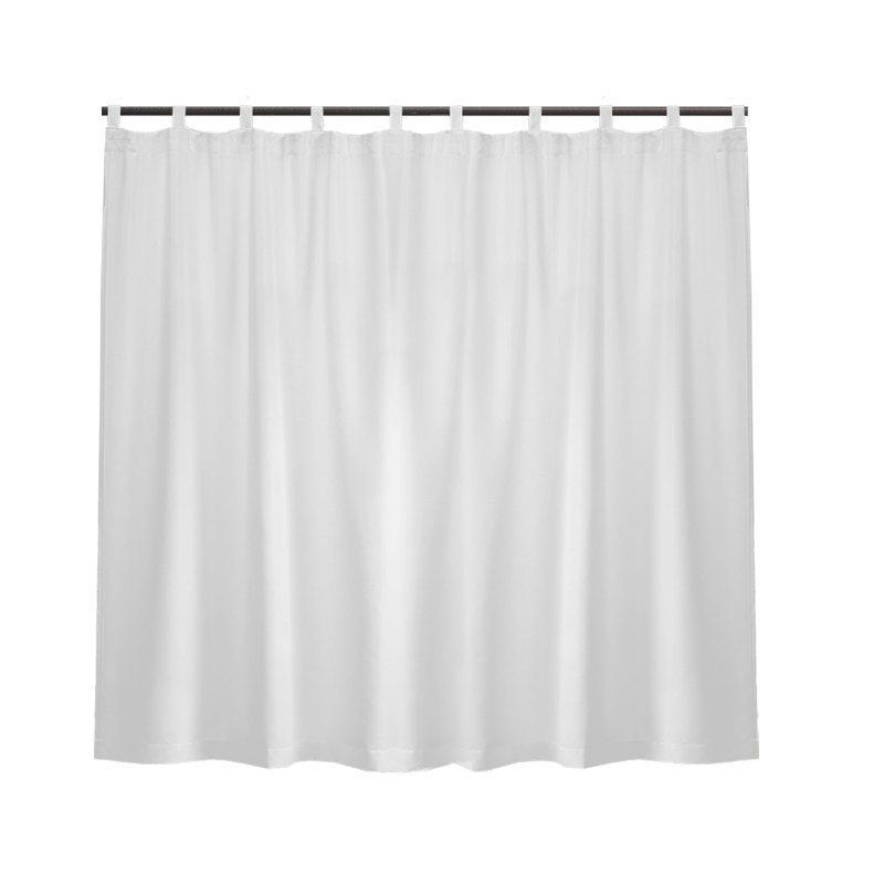 Yicel Outdoor Blackout Curtain Single Panel, Grayish White