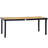 Extendable Outdoor Dining Table, Aluminum Frame Patio Table with Wood Effect Steel Top, Rectangle Expandable Patio Table for 6-8-1784278976-1784279005