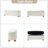 Darioush Polyester Storage Bench with Solid Wood Legs-662094797