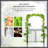 Outsunny 84" Garden Arch Arbor With Gate