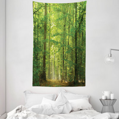 Woodland Foliage Forest Tapestry