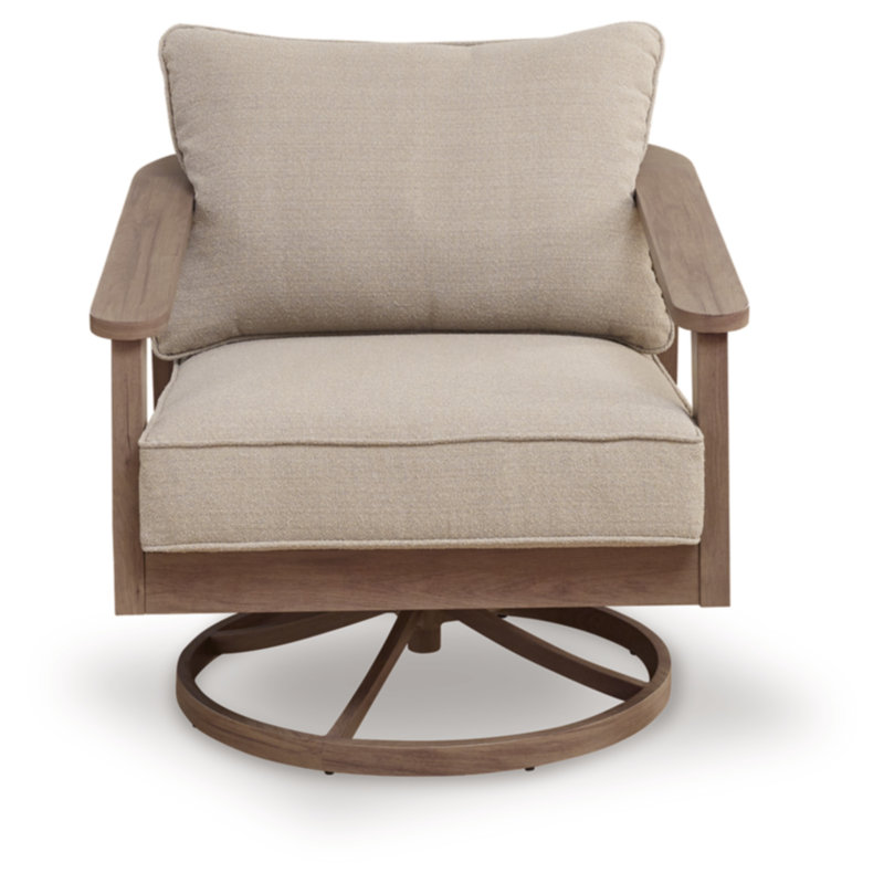 Fauteuil pivotant avec coussin Francis Beach