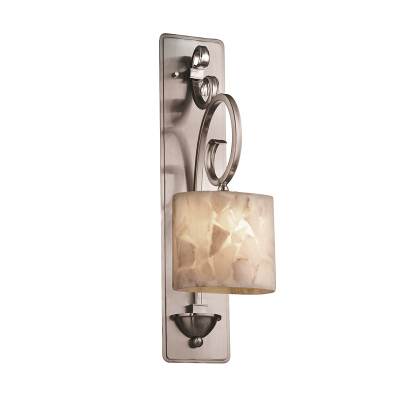 Armed Sconce, Brushed Nickel, Yes