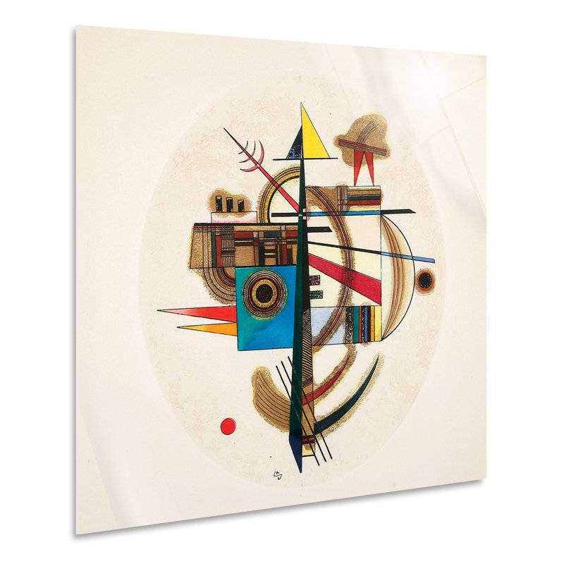 In the Brilliant Oval 1 Piece Painting, 70cm H x 70cm W, Plastic/Acrylic