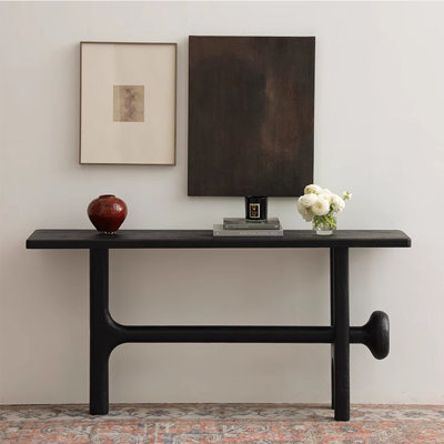 Console en bois massif de style moderne