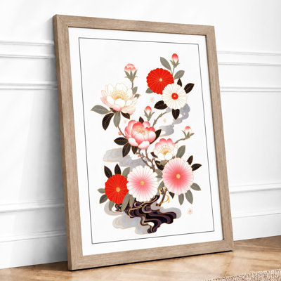 Roses And Peonies Botanical - Print