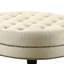 Avoine avec capitonnage confortable et pieds brun foncé