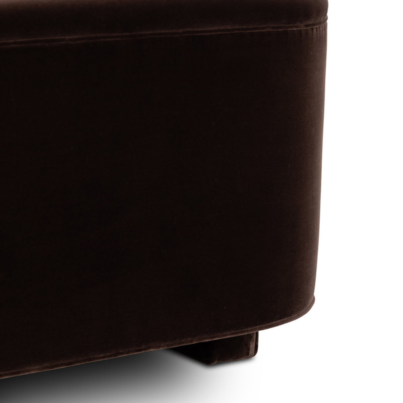 Katya Sofa, Surrey Cocoa, 33" W x 96.5" W x 39.75" D