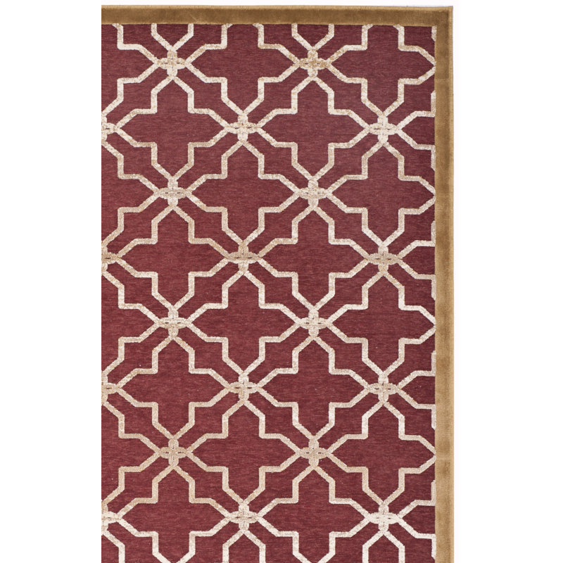 Tapis à motif géométrique en viscose Star Stewart, Rectangle 5 pi 3 po x 7 pi 6 po