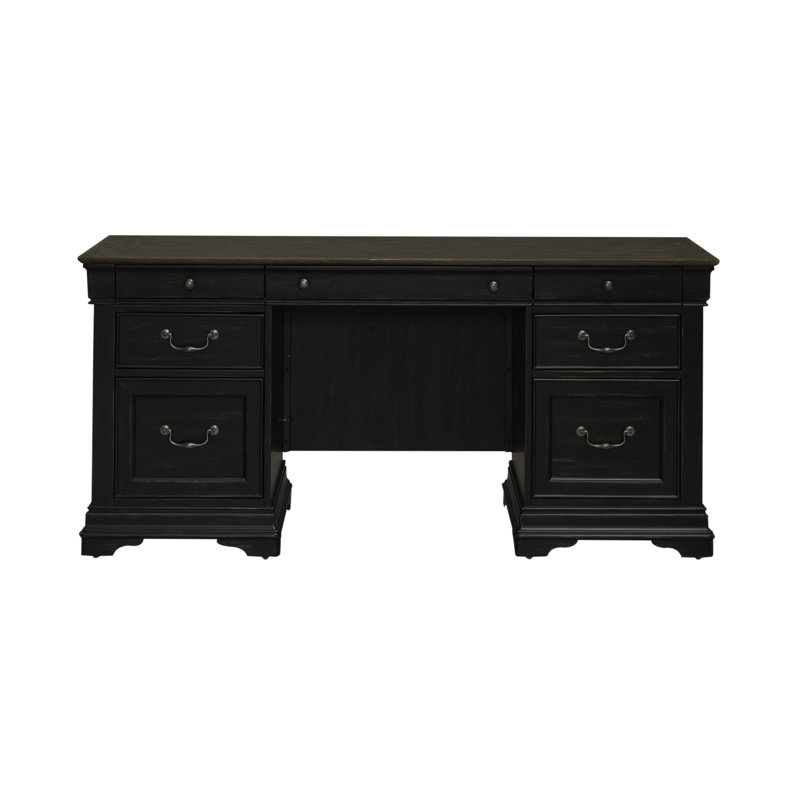 Juiliana Executive Office Credenza w/ 2 File Storage Drawers
