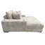 Taupe Chaise With Frame And Practical Cupholder + - Bedroom Oversized Lounge In