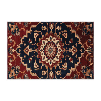 Tapis turc intérieur et extérieur mauve