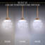 Quest 5 Light Crystal LED Multi-Light Pendant-1464678021