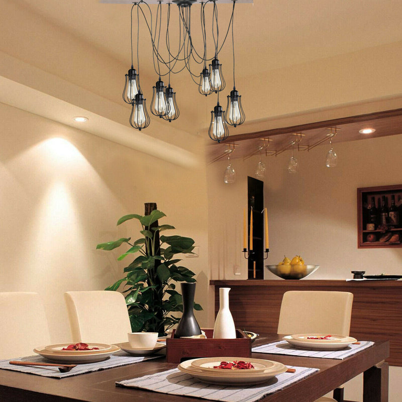 Barraza 8 - Light Geometric Chandelier