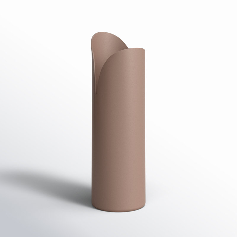 Jenny Iron Table Vase, Pink, 13" H x 4" W x 4" D