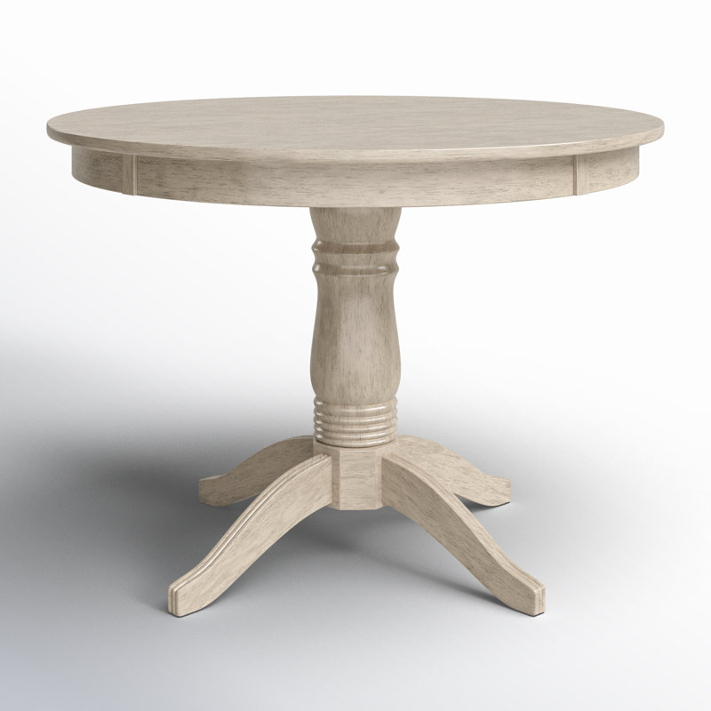 Table de salle à manger Norita, Blanc antique