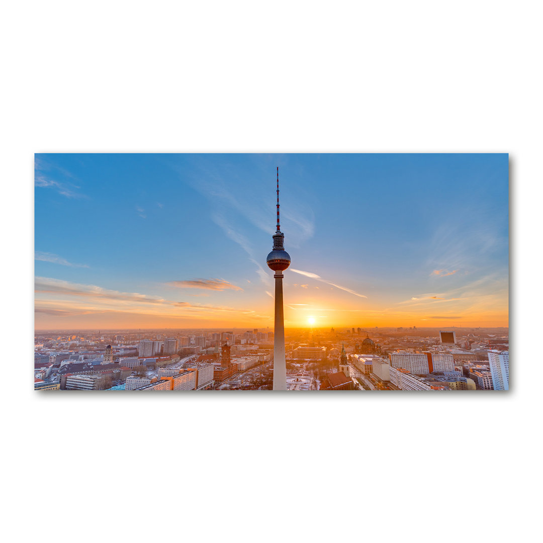 Fernsehturm - Kunstdrucke aus gerollter Leinwand