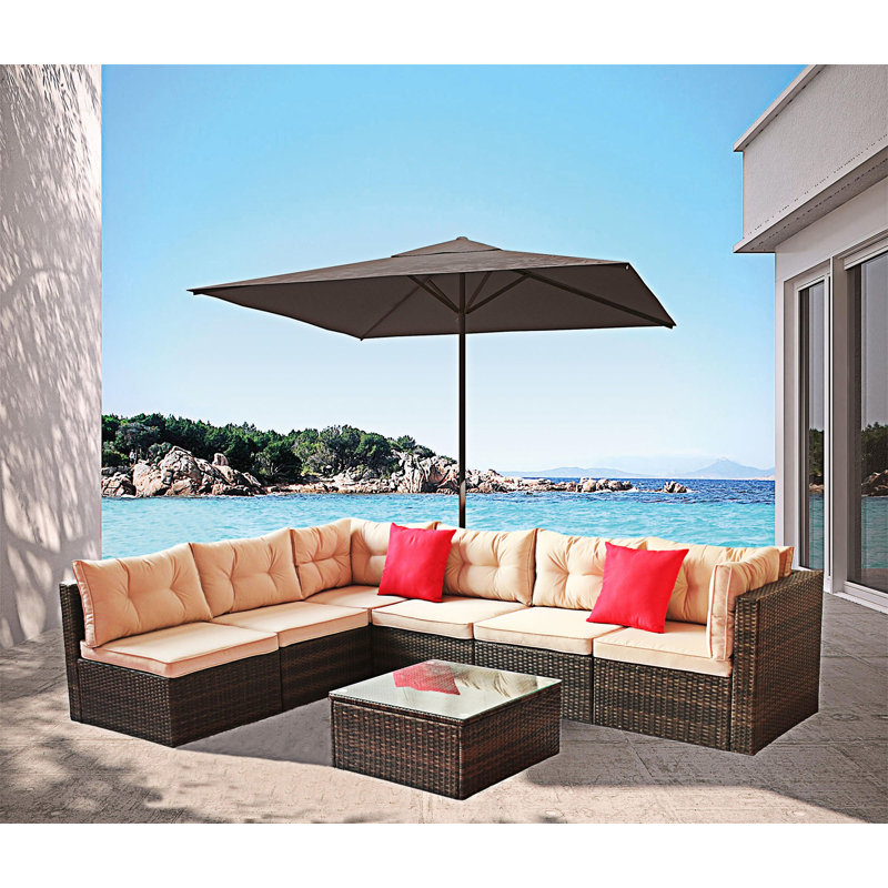 Outdoor Sectional Sofa Set