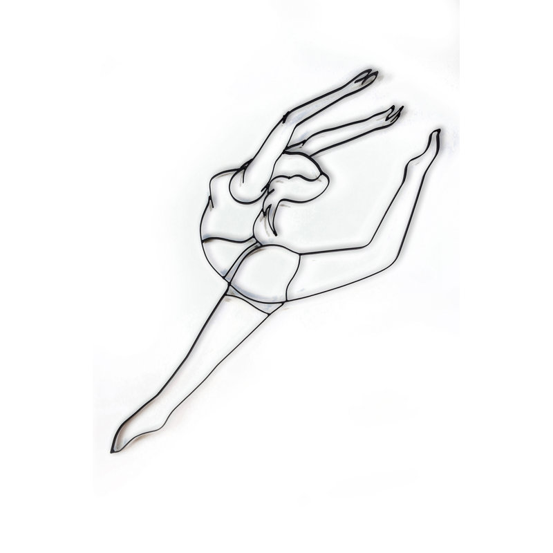Handmade Modern People Wall Decor on Metal