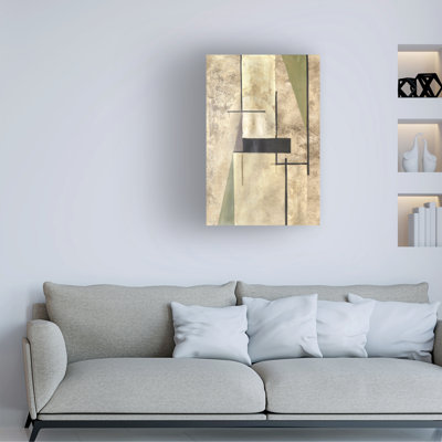 Art mural sur toile tendue - «Gold Standard II» de Michael Willett pour décoration de salon, de chambre à coucher ou de bureau - 22 x 32