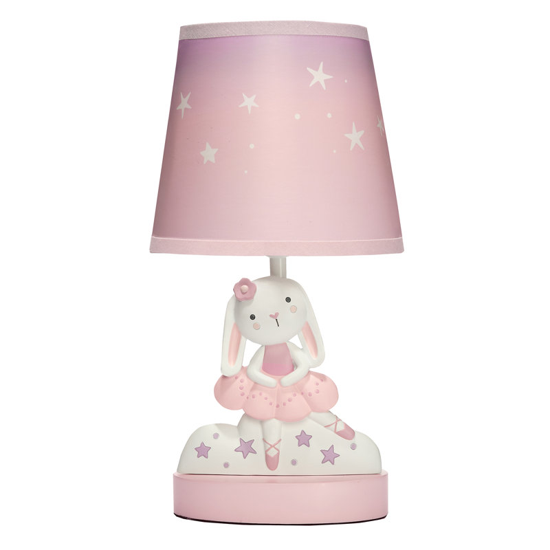 Petite lampe danseuse avec abat-jour et ampoule