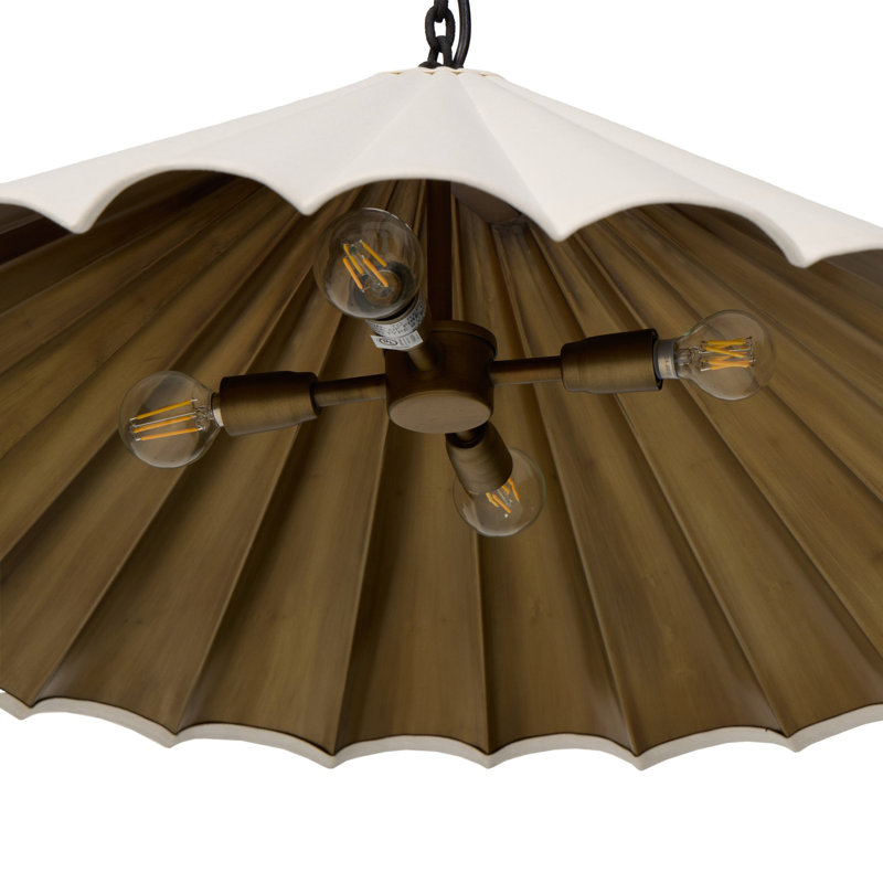 Fiorella 4 - Light Pendant, Cream Canvas