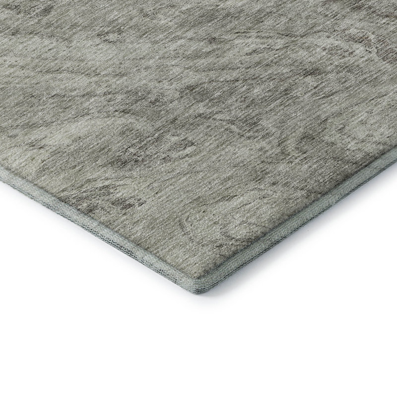 Premium Machine Washable Cerrito Taupe Rug, Round 8'