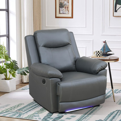 Sleeper Chair,Convertible Sleeper Sofa Chair,Pull Out Sleeper Chair With Adjustable Backrest,Multi-Functiona Lounge Chair For Living Room(Gray)