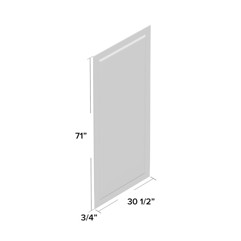Baringer Flat Mirror, 71" H x 30.5" W