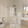 36'' W x 72'' H Pivot Frameless Neo-Angle Reversible Shower Enclosure