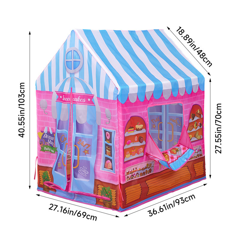 17 Stories 69cm W x 93cm D Indoor Polyester Play Tent