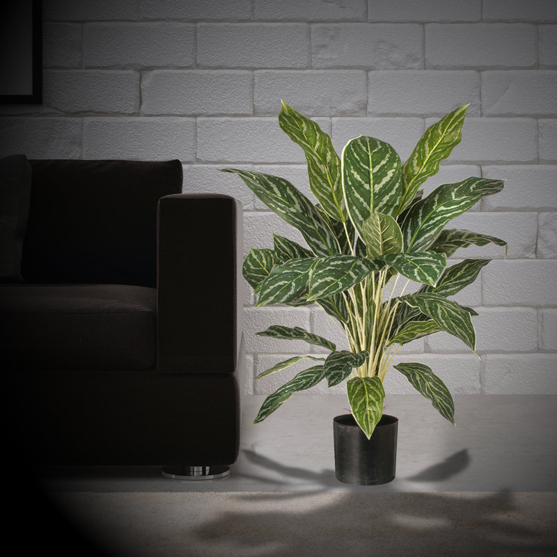 Plante artificielle 27 "en pot Aglaonema