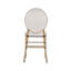 Ensemble de 2 chaises empilables en acrylique de style fantôme-1249037441