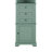Triangle Tall Cabinet With 3 Drawers And Adjustable Shelves-1451685640