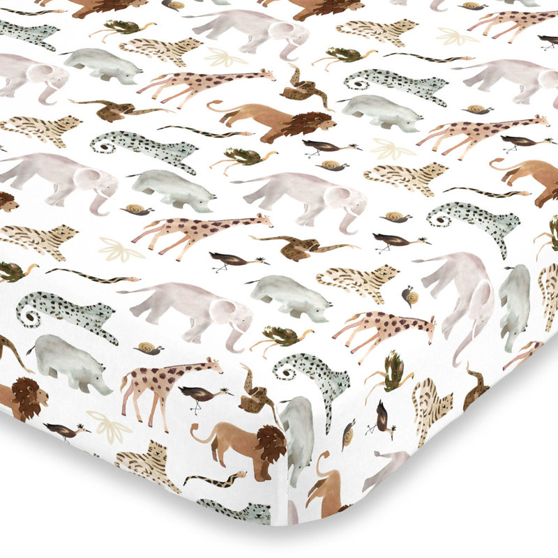 Drap-housse pour lit de bébé Nojo