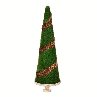 Artificial Cone Shape Cedar Tree Pinecone Accents
