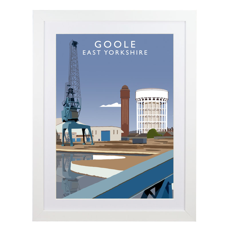 Richard O'Neil - Print, 54 cm H x 44 cm W x 2.2 cm D, White Wood Frame